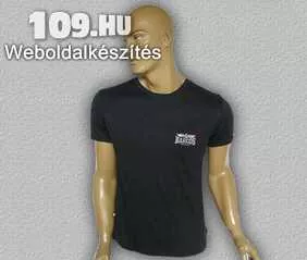 MAGYAR HARCOS hímzett póló (fekete)